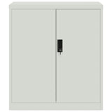 Armadio Classificatore Grigio Chiaro 79x40x90 cm in Acciaio