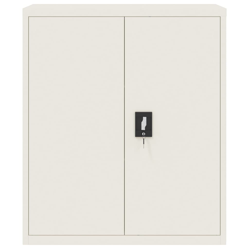 Armadio Classificatore Bianco 90x40x105 cm in Acciaio