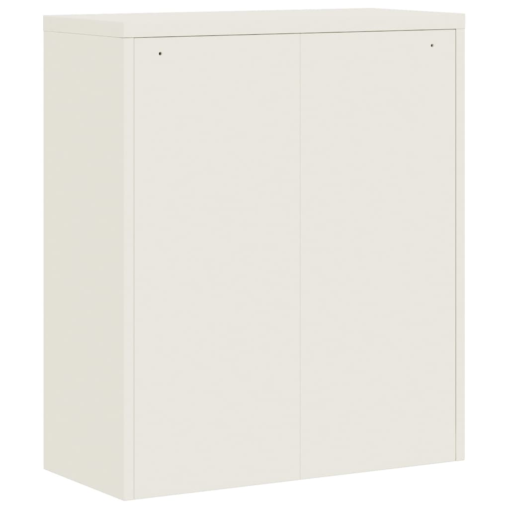 Armadio Classificatore Bianco 90x40x105 cm in Acciaio