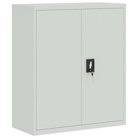 Armadio Classificatore Grigio Chiaro 90x40x105 cm in Acciaio