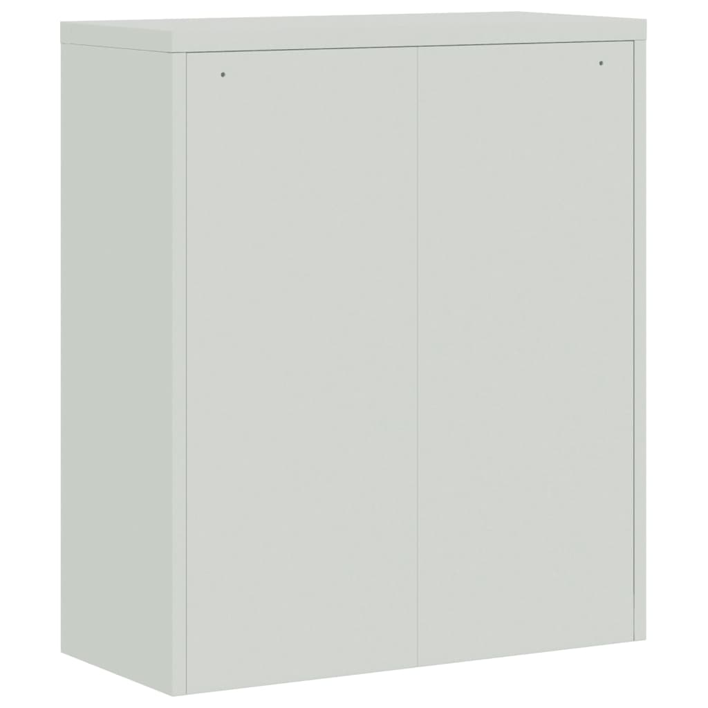 Armadio Classificatore Grigio Chiaro 90x40x105 cm in Acciaio