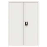 Armadio Classificatore Bianco 90x40x140 cm in Acciaio