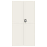 Armadio Classificatore Bianco 90x40x180 cm in Acciaio