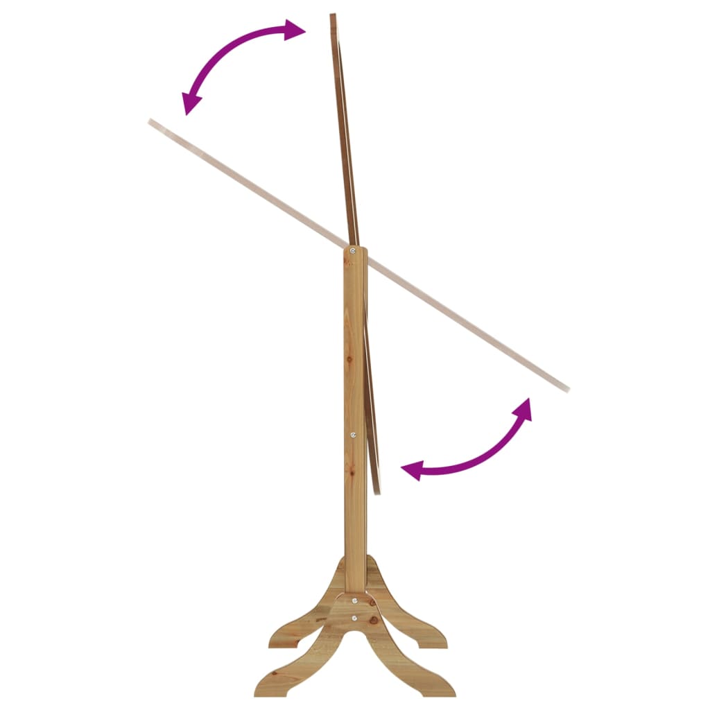 Specchio Autoportante 45,5x47,5x160 cm in Legno Multistrato