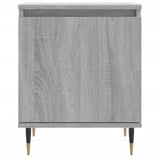 Comodini Grigio Sonoma 2 pz 40x30x50 cm in Legno Multistrato