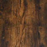 Comodino Rovere Fumo 40x30x50 cm in Legno Multistrato