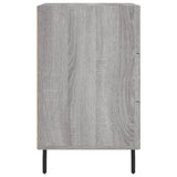 Comodino Grigio Sonoma 40x40x66 cm in Legno Multistrato