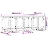 Tavolino Salotto Rovere Sonoma 100x50x35,5cm Legno Multistrato