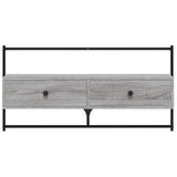 Mobile TV a Muro Grigio Sonoma 100,5x30x51 cm Legno Multistrato