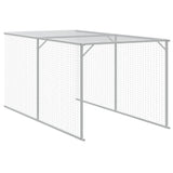 Pollaio Area Corsa Grigio Chiaro 117x813x123 cm Acciaio Zincato