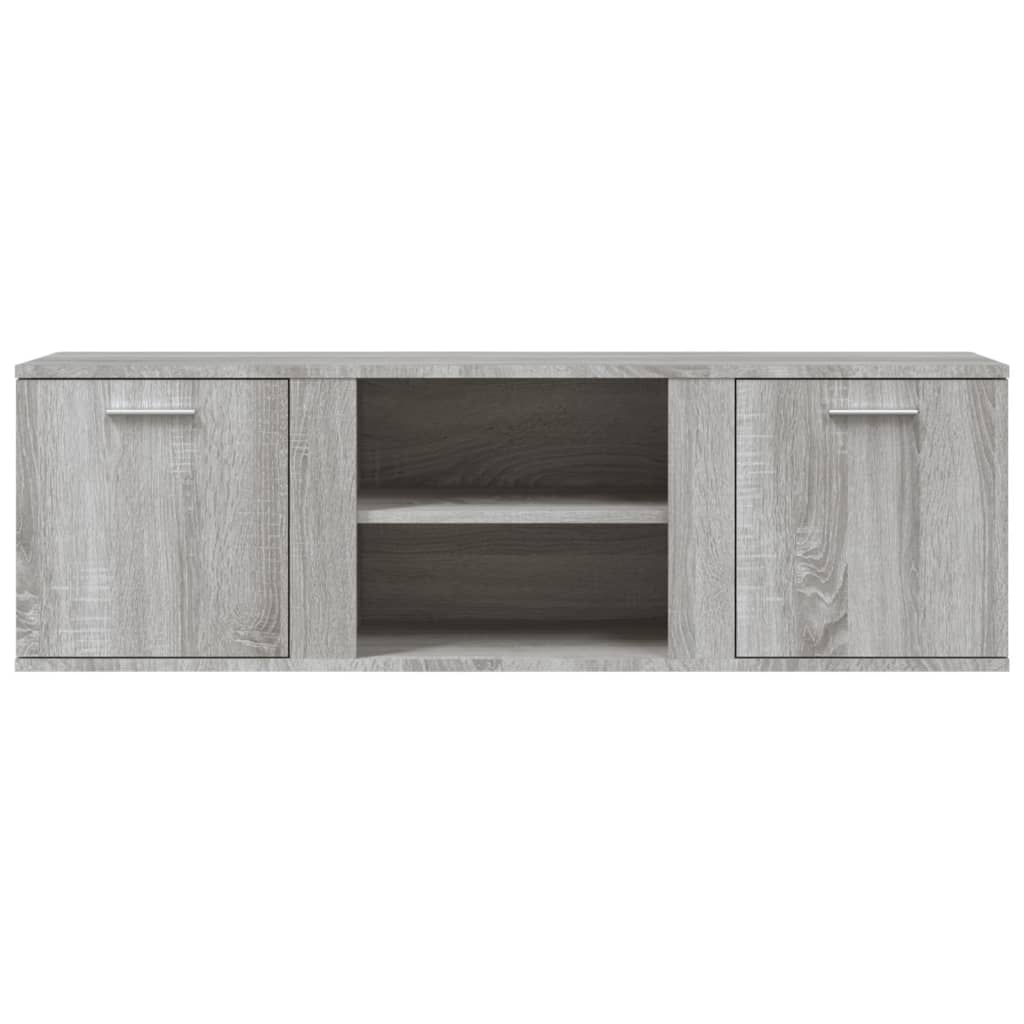 Mobile Porta TV Grigio Sonoma 120x34x37 cm in Legno Multistrato