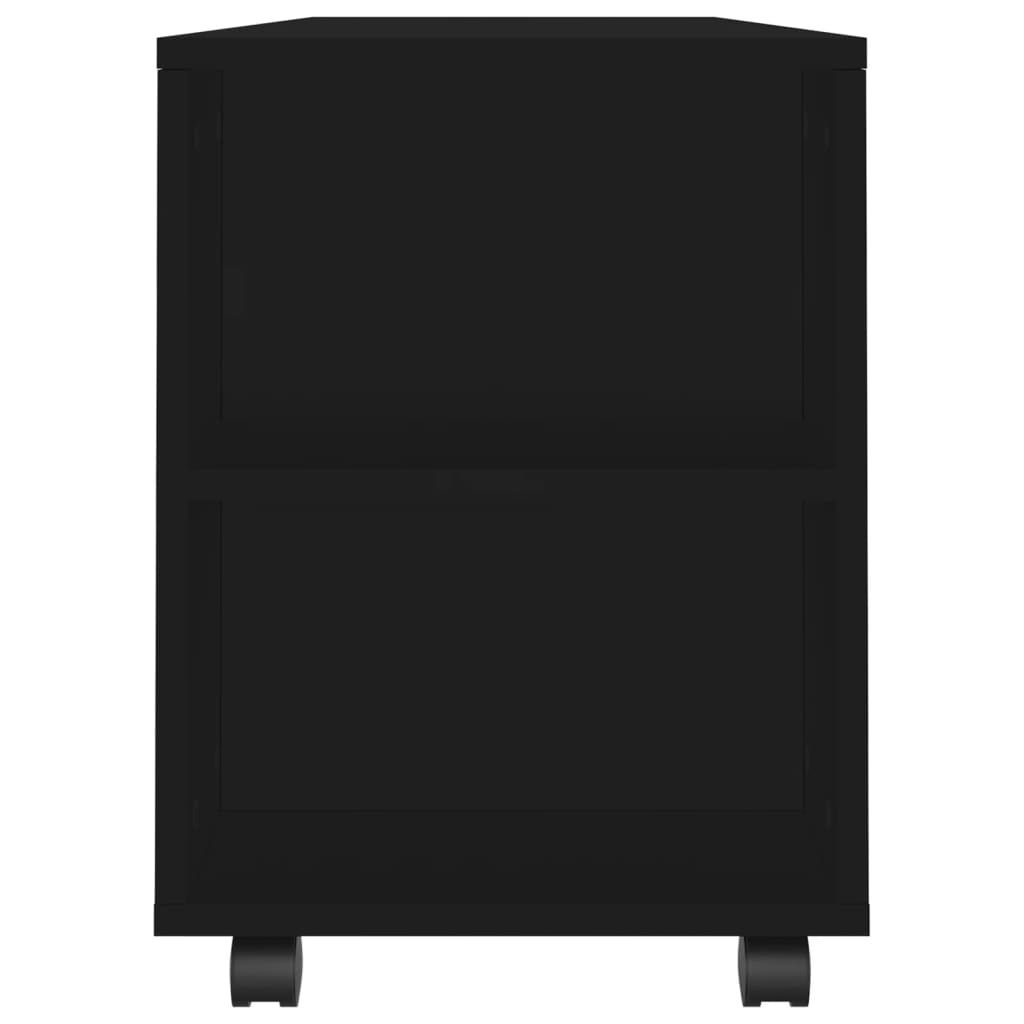 Mobile Porta TV Nero 102x34,5x43 cm in Legno Multistrato