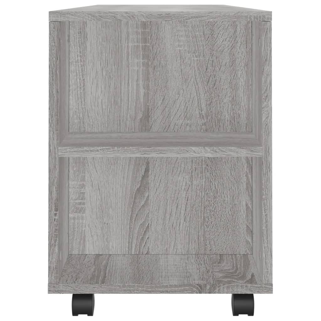 Mobile Porta TV Grigio Sonoma 102x34,5x43 cm Legno Multistrato