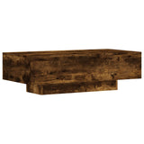 Tavolino da Salotto Rovere Fumo 100x49,5x31cm Legno Multistrato