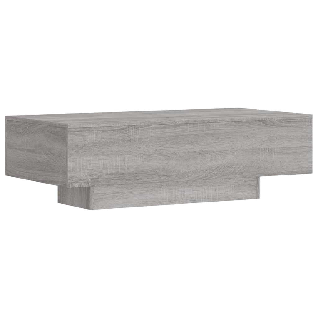 Tavolino Salotto Grigio Sonoma 100x49,5x31 cm Legno Multistrato