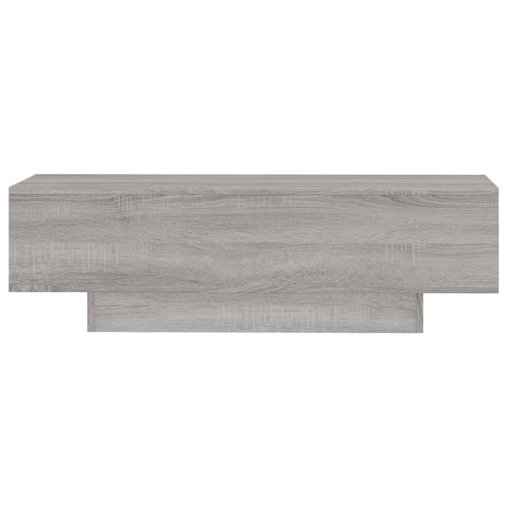 Tavolino Salotto Grigio Sonoma 100x49,5x31 cm Legno Multistrato