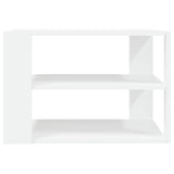 Tavolino da Salotto Bianco 59,5x59,5x40 cm in Legno Multistrato