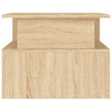 Tavolino Salotto Rovere Sonoma 90x55x42,5 cm Legno Multistrato