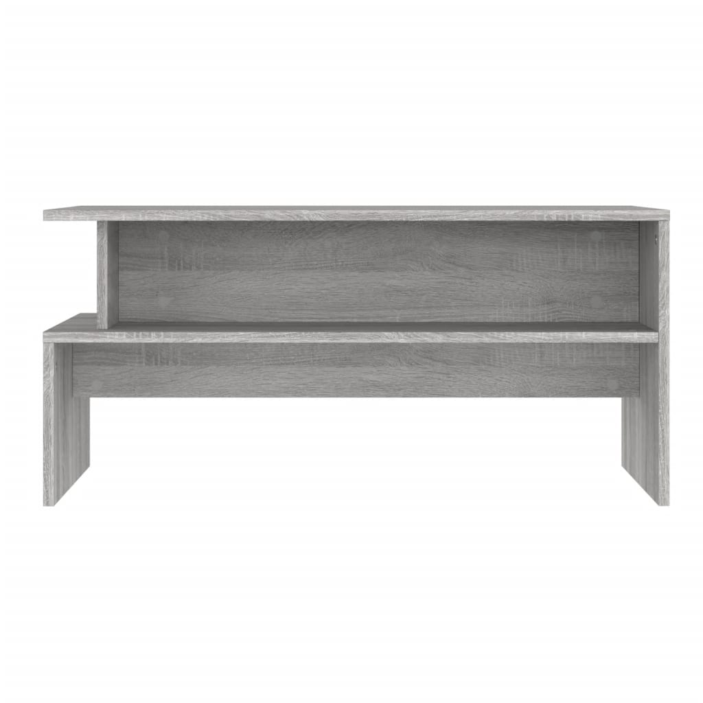 Tavolino Salotto Grigio Sonoma 90x55x42,5 cm Legno Multistrato