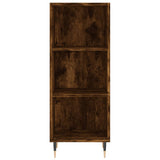 Credenza Rovere Fumo 34,5x32,5x180 cm in Legno Multistrato