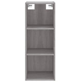Credenza Grigio Sonoma 34,5x32,5x180 cm in Legno Multistrato