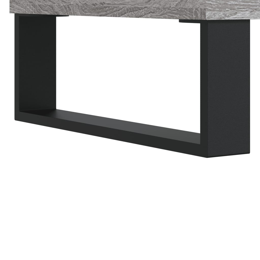 Credenza Grigio Sonoma 34,5x32,5x180 cm in Legno Multistrato