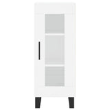 Credenza Bianca 34,5x34x180 cm in Legno Multistrato