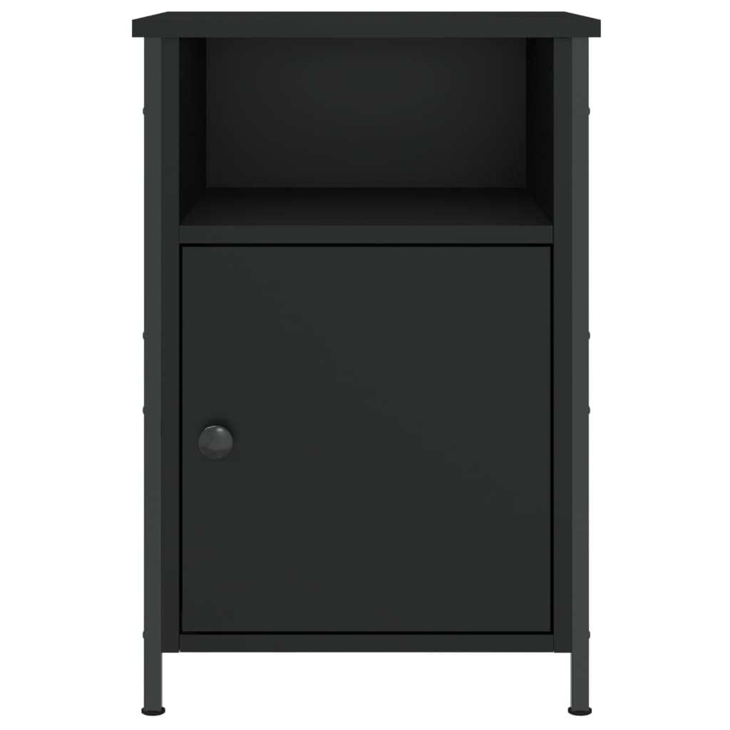 Comodino Nero 40x42x60 cm in Legno Multistrato