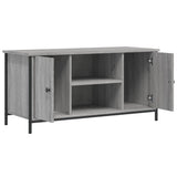 Mobile Porta TV Grigio Sonoma 100x40x50 cm in Legno Multistrato