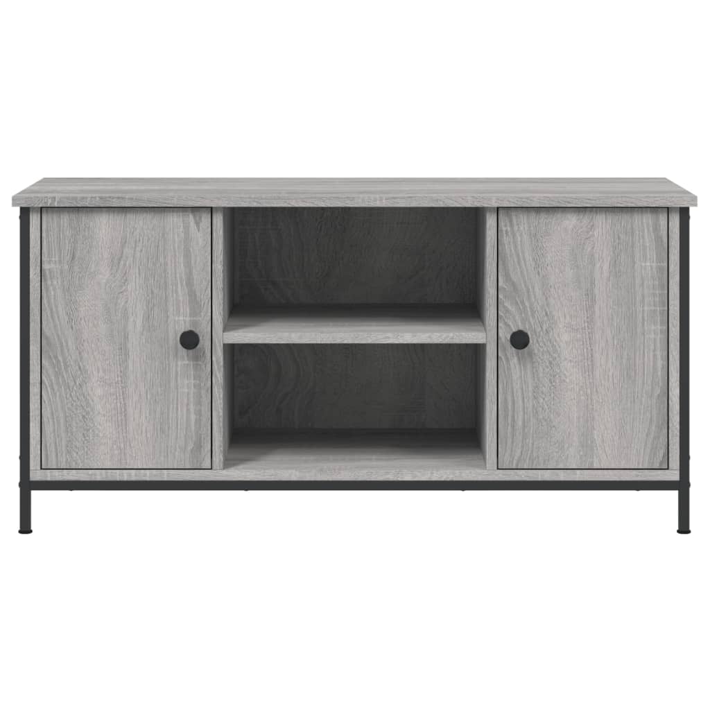 Mobile Porta TV Grigio Sonoma 100x40x50 cm in Legno Multistrato