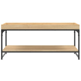 Tavolino da Salotto Rovere Sonoma 100x49x45cm Legno Multistrato