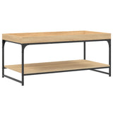 Tavolino da Salotto Rovere Sonoma 100x49x45cm Legno Multistrato