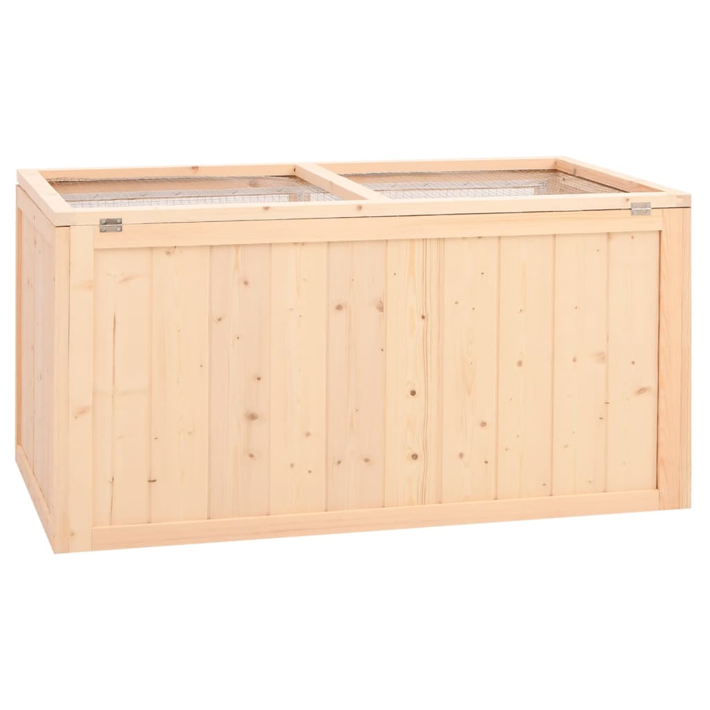 Gabbia per Criceti 104x52x54 cm in Legno Massello di Abete