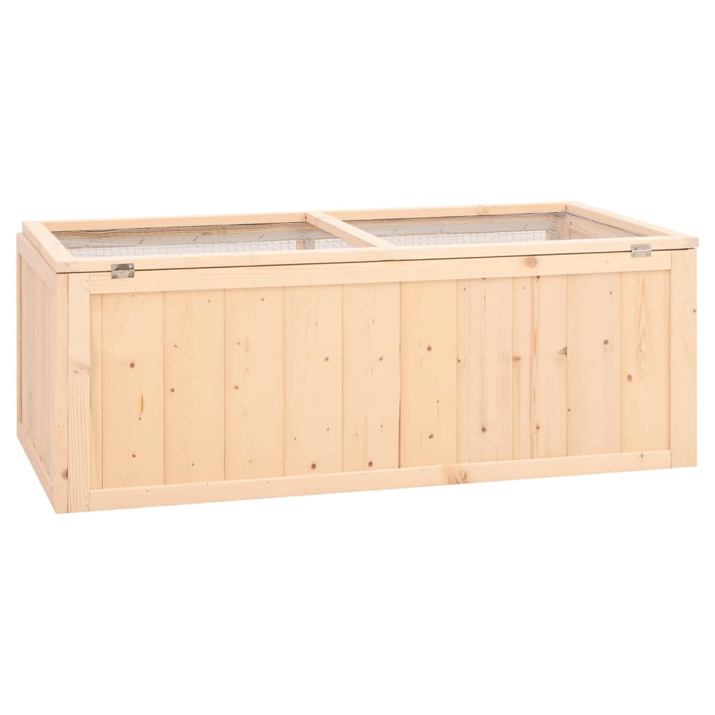 Gabbia per Criceti 104x52x38 cm in Legno Massello di Abete