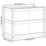 Fioriera da Giardino 90x50x70 cm in Legno di Pino Impregnato