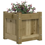 Fioriera da Giardino 31x31x31 cm in Legno di Pino Impregnato