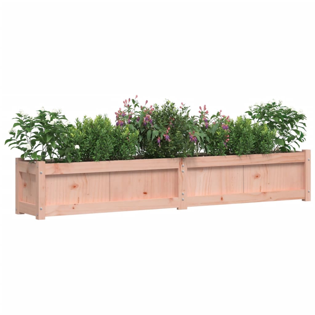 Fioriera da Giardino 180x31x31 cm in Legno Massello di Douglas