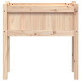 Fioriera da Giardino con Gambe 70x31x70 cm Legno Massello Pino