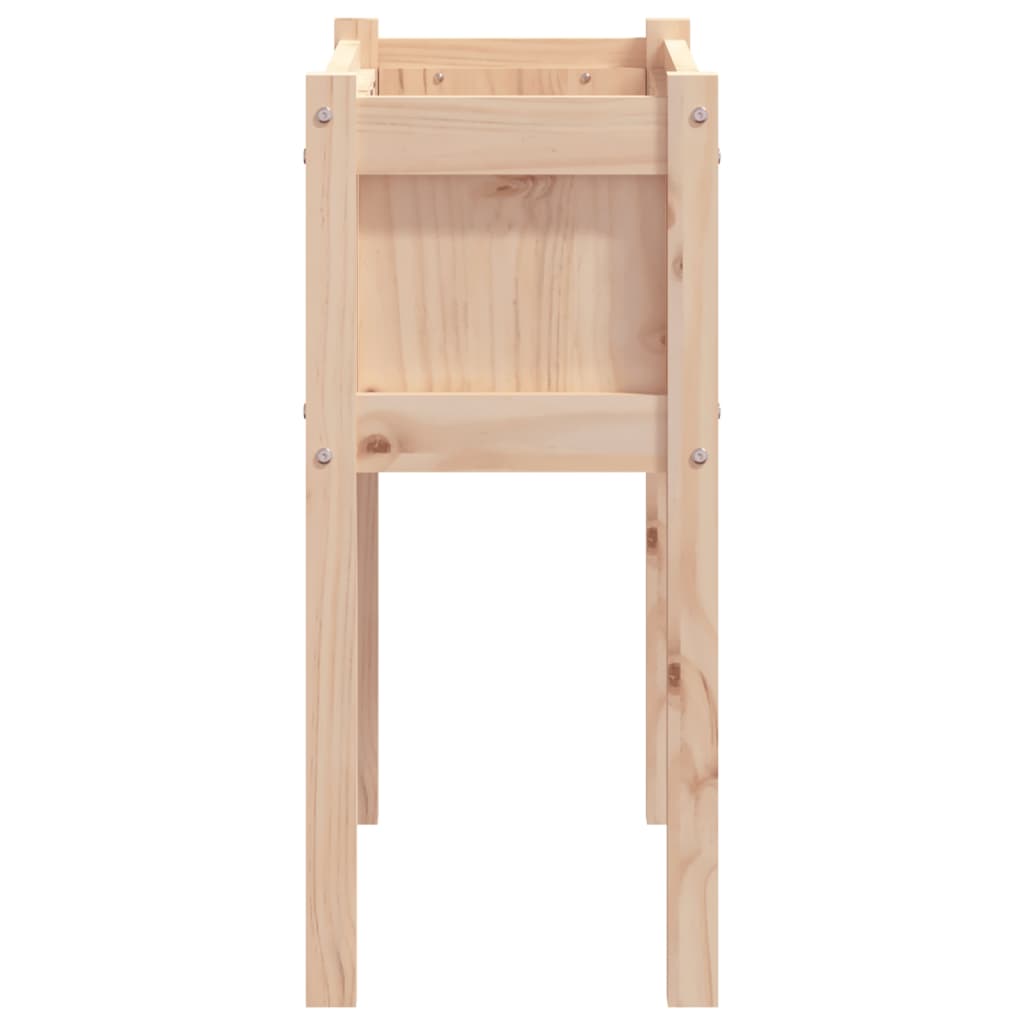 Fioriera da Giardino con Gambe 70x31x70 cm Legno Massello Pino