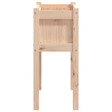 Fioriera da Giardino con Gambe 70x31x70 cm Legno Massello Pino