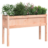 Fioriera Giardino con Gambe 110x31x70 cm Legno Massello Douglas