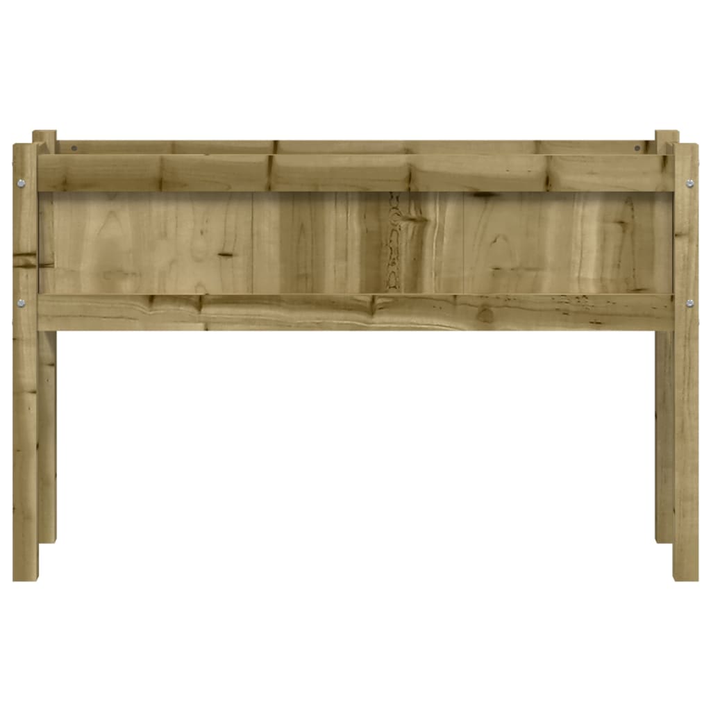 Fioriera Giardino con Gambe 110x31x70 cm Legno Pino Impregnato