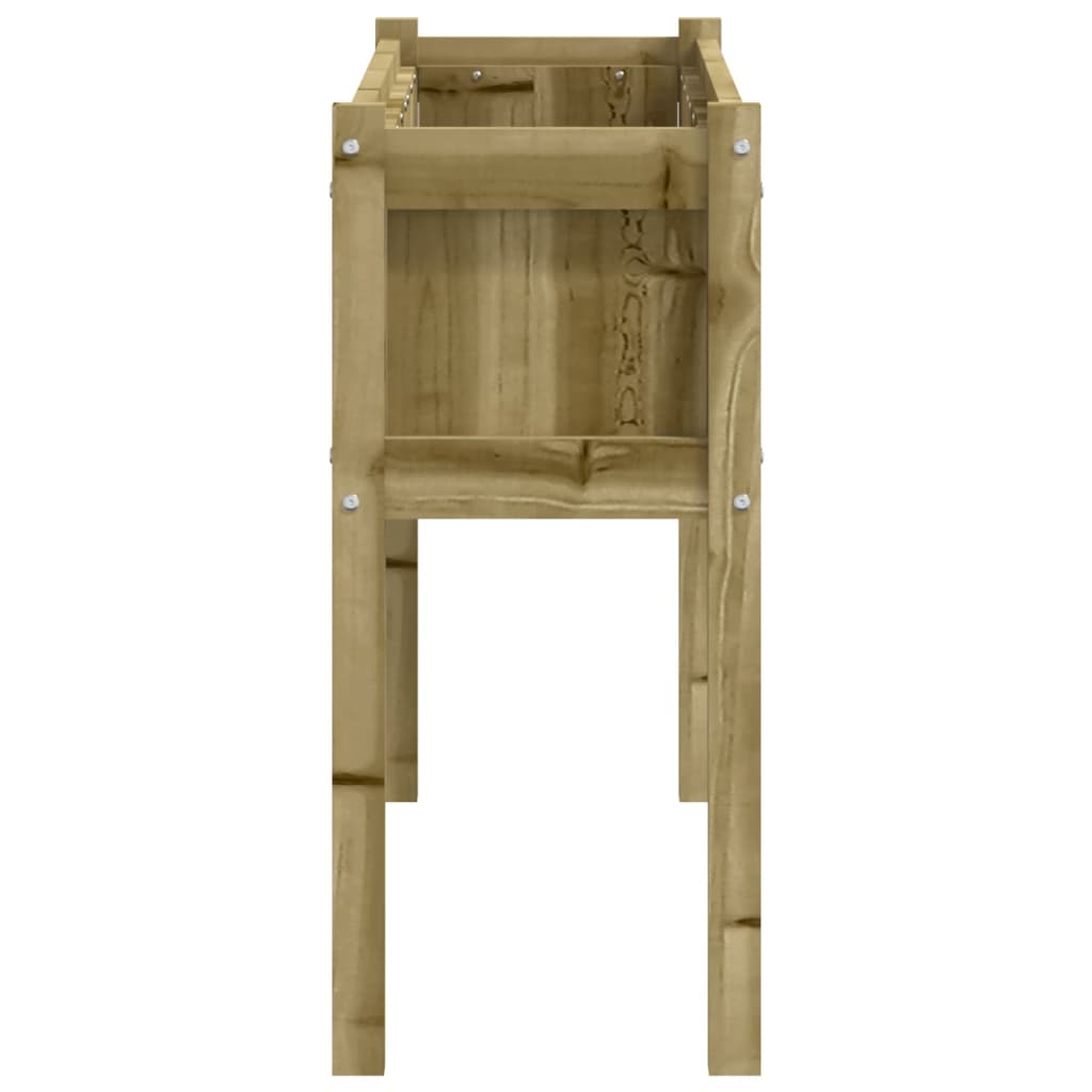 Fioriera Giardino con Gambe 110x31x70 cm Legno Pino Impregnato