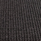 Tappeto in Sisal per Tiragraffi Nero 66x350 cm