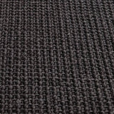 Tappeto in Sisal per Tiragraffi Nero 80x350 cm