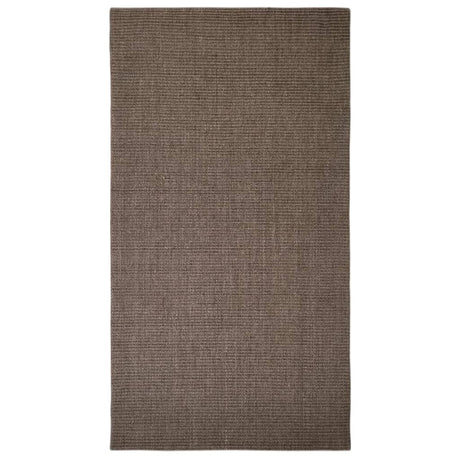 Tappeto in Sisal per Tiragraffi Marrone 80x150 cm