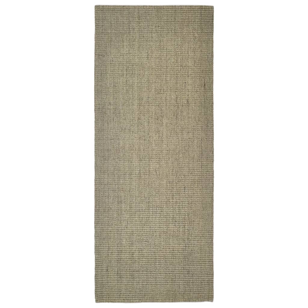 Tappeto in Sisal per Tiragraffi Tortora 80x200 cm