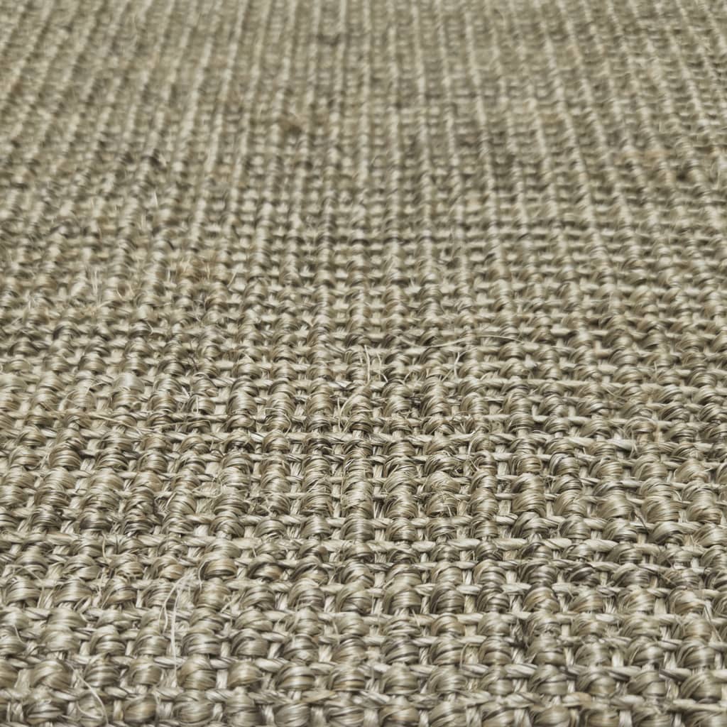 Tappeto in Sisal per Tiragraffi Tortora 80x250 cm