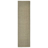 Tappeto in Sisal per Tiragraffi Tortora 80x300 cm