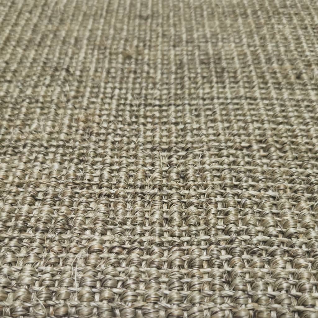 Tappeto in Sisal per Tiragraffi Tortora 80x300 cm